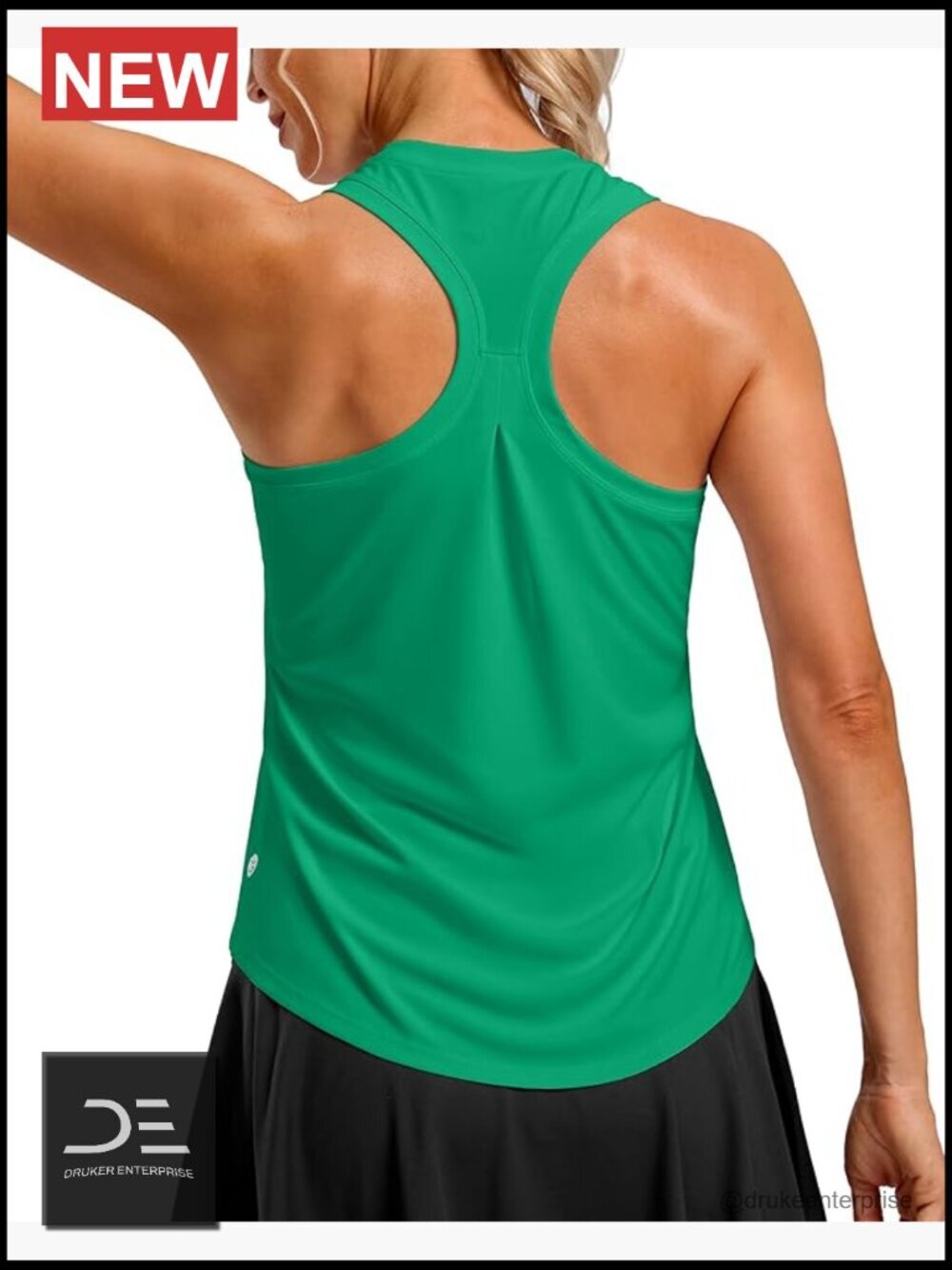 Women's Racerback Tank Top Sleeveless Loose Fit Quick Dry Athletic Yoga
